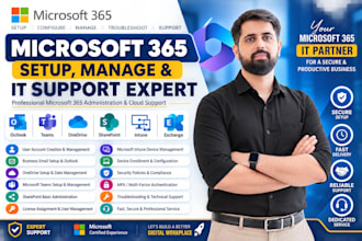 setup and manage microsoft 365, office 365, intune