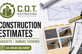 prepare construction estimates and damage evidence files