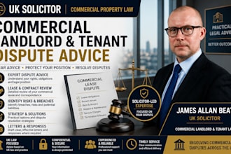 advise on your UK commercial landlord and tenant dispute