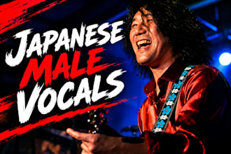 be your japanese male vocalist