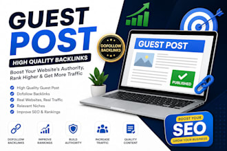 build high quality guest post backlinks for SEO