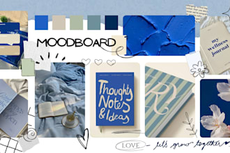 design a custom moodboard for your brand