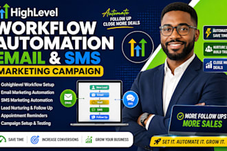 gohighlevel workflow automation email SMS marketing campaign