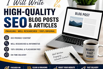 write high quality content and blog post