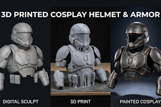 3d cosplay creation anime wearable armor 3d cosplay armor 3d helmet 3d printing
