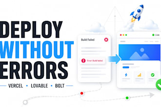 fix vercel deployment and build errors in lovable bolt or replit