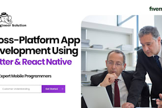 build cross platform app using flutter, react native, maui