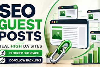 publish SEO guest posts on real sites with high da backlinks