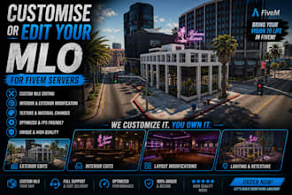 customise or edit your mlo for fivem servers