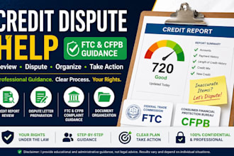 help you dispute inaccurate credit report items with ftc and cfpb guidance