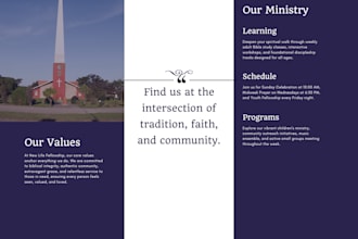 design professional church bulletins and event programs
