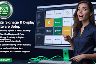 setup professional signage software for your business