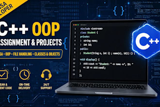 help with c plus plus oop and dsa code