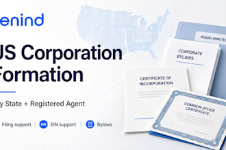 register your US corporation in any state with registered agent service