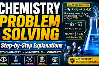 solve chemistry problems with clear explanations