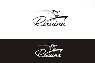do modern marine, boat yacht shipping brand logo