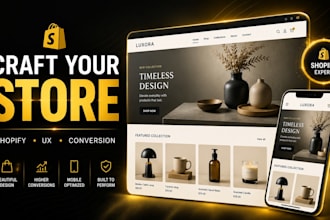 craft shopify store optimize product page create ai ugc ads products website QA