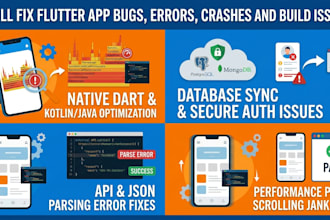 flutter app bugs, errors, crashes and build issues
