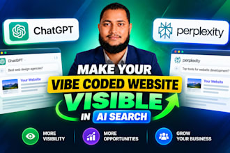 make your vibe coded website visible in chatgpt, perplexity, ai search