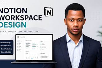 design a custom notion workspace dashboard and template
