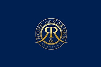 design classic home and garden services logo