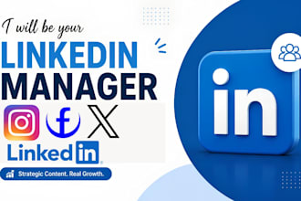 do linkedin profile optimization, instagram, facebook linked in content writing