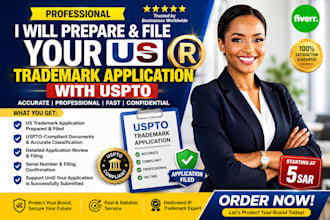 prepare and file your US trademark application with uspto