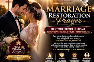 pray for marriage restoration, broken home healing, love reconciliation