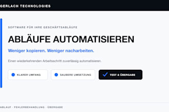 automate a manual business workflow