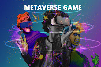 create 3d game environment vrchat world metaverse world vrc map and spatial io