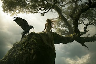 do realistic photo manipulation and photo photoshop