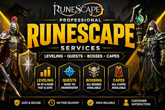 be your professional old school runescape service provider
