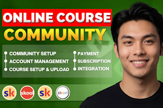 skool community setup skool community skool credit repair skool course creation