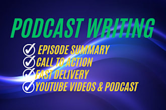 create powerful podcast scripts fast