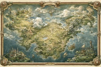 draw a custom map illustration