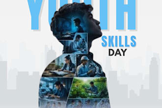 design a creative awareness day poster for your campaign