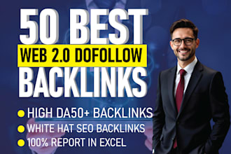create high quality web 20 backlinks for SEO