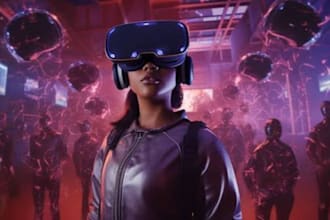 develop 3d mobile games, VR games and metaverse meta quest, web3 vr games