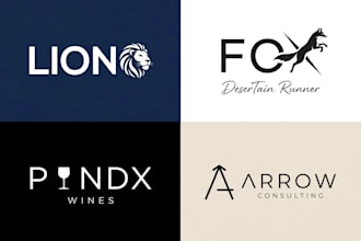 make minimalist brand logo and also make profile pic