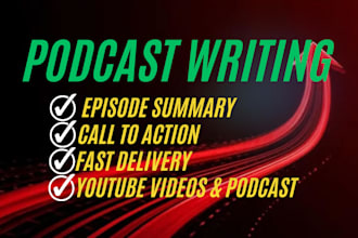 write podcast SEO show notes