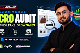 do an ecommerce cro audit to boost your shopify store sales