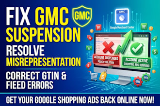 fix google merchant center misrepresentation suspension and gtin gmb