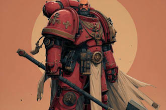 paint epic warhammer 40k character art and grimdark illustrations
