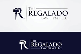 elegant law firm, attorney and legal logo design with brand identity