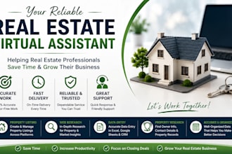 be your real estate virtual assistant for property listings and CRM