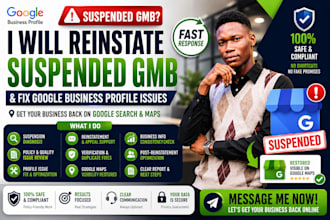 fix suspended gmb and handle google business profile reinstatement issues faster