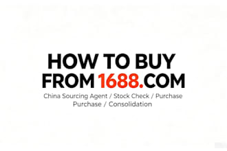 find and buy products from 1688 for you