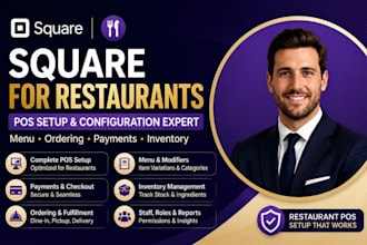 setup square for restaurant pos menu ordering payment square inventory