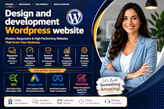 design and develop a professional cms website