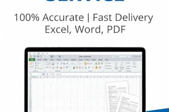 do fast and accurate data entry and typing work